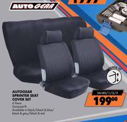 Autogear Sprinter Seat Cover Set 6 Piece SA160/1/2/3