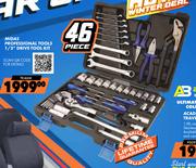 Midas 46 Piece Professional Tools 1/2" Drive Tool Kit TK46M