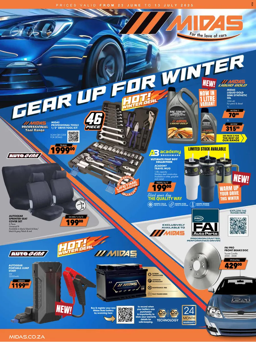 MIDAS : Gear Up For Winter (23 June - 13 July 2025)