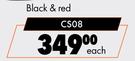 Autogear Deluxe Seat Cushion Set Black & Red CS08-Each