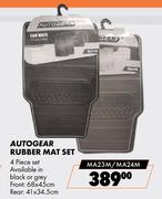 Autogear Rubber Mat Set MA23M/MA24M