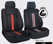 Autogear Deluxe Seat Cushion Set Black & Red CS08-Each