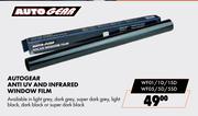Autogear Anti UV & Infrared Window Film WF01/1D/1SD/WF05/5D/5SD