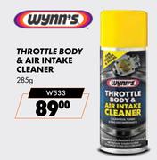 Wynn's Throttle Body & Air Intake Cleaner W533-285g