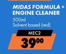 Midas Formula+ Engine Cleaner Solvent Based (Red) MEC2-500ml