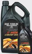 Midas Liquid Gold Multigrade Oil SAE 15W-40 MI40TD-5L