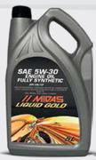 Midas Liquid Gold Fully Synthetic Oil 5W-30 MI5W30-5L