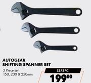 Autogear Shifting Spanner Set SSP3PC