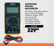Autogear Digital Multimeter DT9205