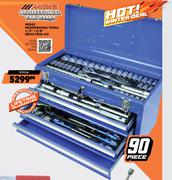 Midas Professional 90 Piece Tools 1/2" + 3/8" Drive Tool Kit TK90M