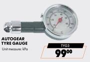 Autogear Tyre Gauge TYG3