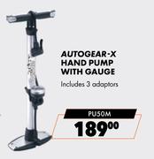 Autogear-X Hand Pump With Gauge PU50M