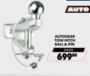 Autogear Tow Hitch Ball & Pin GA216