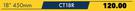 Hella Single Wiper Blades 18" 450mm CT18R