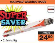 Matweld Welding Rods 2.5mm x1Kg MAT6992