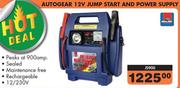 Autogear 12V Jump Start And Power Supply JS900