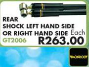 Rear Shock Left Hand Side Or Right Hand Side GT2006-Each