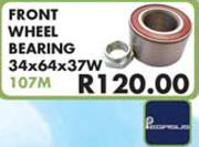 Front Wheel Bearing 34x64x37W 107M