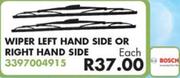 Bosch Wiper Left Hand Side Or Right Hand Side-Each