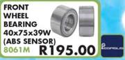 Front Wheel Bearing 40x75x39W ABS Sensor 8061M