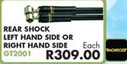 Rear Shock Left Hand Side Or Right Hand Side GT2001-Each