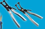 Flat Band Hose Clamp Pliers Angled PL07M