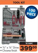 Autogear 100 Piece Tool Kit TK100PC