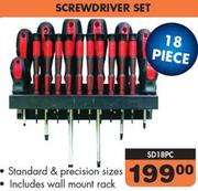 Autogear 18 Piece Screwdriver Set SD18PC
