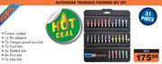 Autogear 31 Piece Triangle Folding Bit Set SS31