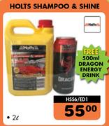 Holts Shampoo & Shine HSS6/ED1-2Ltr 