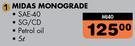 Midas Monograde SAE-40 Petrol Oil MI40-5Ltr