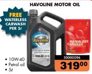 Caltex Havoline 10W-40 Motor Oil(Petrol) 5000005396-5Ltr