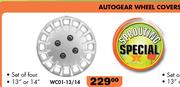 Autogear Set of 4 Wheel Covers 13" Or 14" WC01-13/14