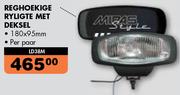 Midas Reghoekige Ryligte Met Deksel 180x95mm LD38M-Per paar