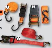 Midas Ratchet Tie Downs 25mm x 5m LH01M