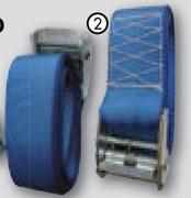 Midas Luggage Straps 2 x 38mm x 2.5m LH03M