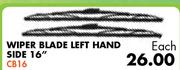 Wiper Blade Right Hand Side 24" CB24 For Ford Ranger 2.2 TDCi 2012