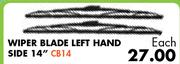 Wiper Blade Left Hand Side 14" CB14 For 16V 2005-2010