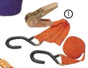 Auto Gear Luggage Straps & Tie Downs 25mmx4.3m LH01