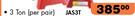 Autogear Jack Stands 3 Ton JAS3T-Per Pair