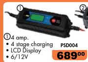 Pro User Advanced Smart Charger 4 Amp PSD004