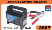 Autogear Battery Chargers 4 Amp LED BCA24