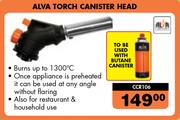 Alva Torch Canister Head CCR106