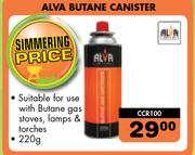 Alva Butane Canister CCR100