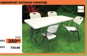 Greensport Outdoor Furniture Folding Chair-48(w) x 84cm(h) Each