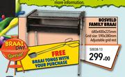 Bosveld Family Braai With Free Braai Tongs S0038-13
