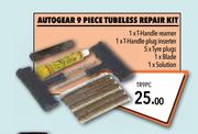 Autogear 9 Piece Tubeless Repair Kit TR9PC
