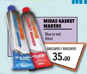 Midas Gasket Makers Blue Or Red MBGM90/MRGM 90-90ml