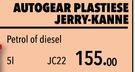 Autogear Plastiese Jerry Kanne Petrol Or Diesel 5Ltr JC22