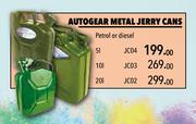Autogear Metal Jerry Cans Petrol Or Diesel 5Ltr JC04